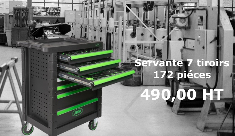Servante-172-piéces-7-tiroirs-399€