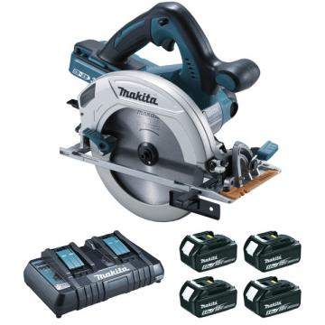 scie-circulaire-makita-36v-dhs710pt4j-4x50ah