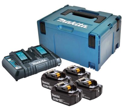 pack-eacute;nergie-makita-4-batteries-40-ah---chargeur-dc18rd