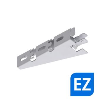 console encliquetable pour profil 3 faces