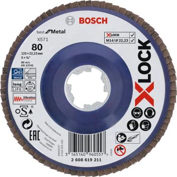 disque-agrave;-lamelles-bosch-x-lock-expert-125-gr-80