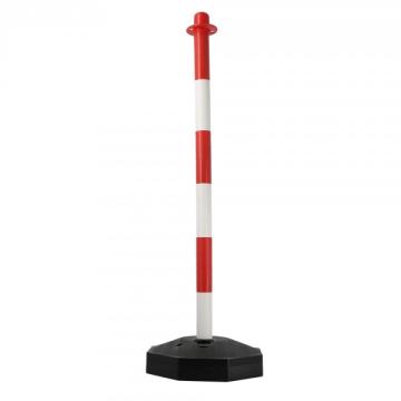 poteau-support-chaine-bicolore-900-mm