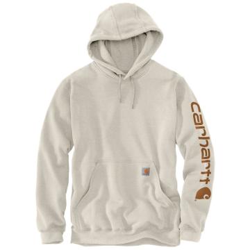 sweatshirt-agrave;-capuche-sleeve-carhartt-blanc