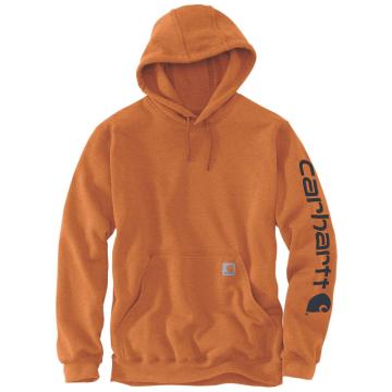 sweatshirt-a-capuche-sleeve-carhartt-orange