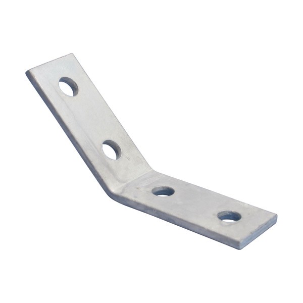 Equerre de supportage 135° obtus pour rail de montage 41mm 