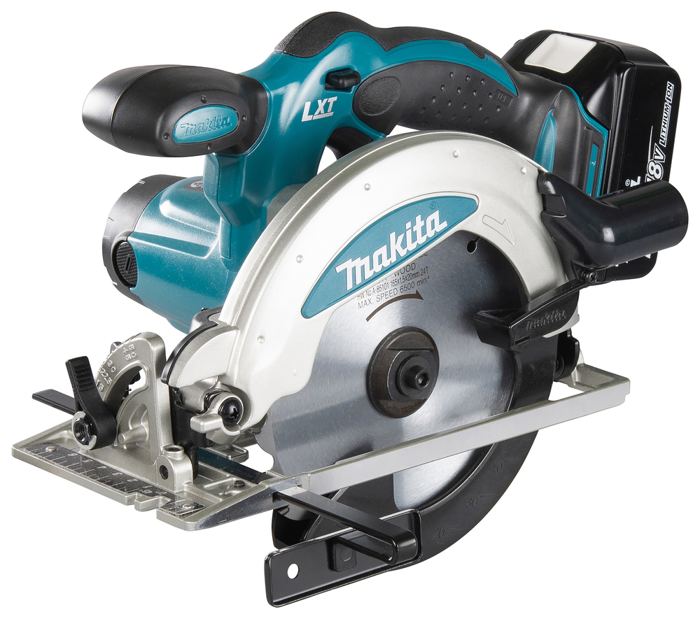 scie-circulaire-makita-18v-dss610rmj-2x40ah
