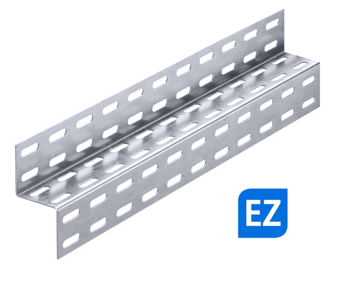 Rail de fixation pour profil Z Vynex acier zingué 2m x35mm