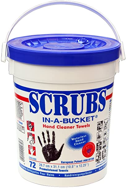 achetez Lingettes nettoyantes SCRUBS en pot de 72 piéces chez  