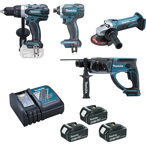 lot-de-4-machines-makita-dlx4054mx1