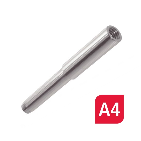 embout-taraudeacute;-agrave;-sertir-pas-agrave;-gauche-inox-a4-pour-cacirc;ble-de-4mm