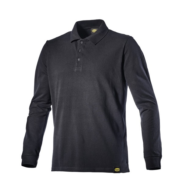 polo-atlantis-noir-diadora-taille-l