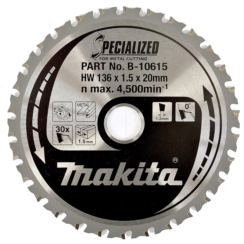 Acheter lame de scie Makita TCT EFFICUT métal 136mm chez  