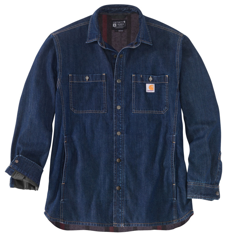 chemise-denim-carhartt-doubleacute;e-polaire-taille-s