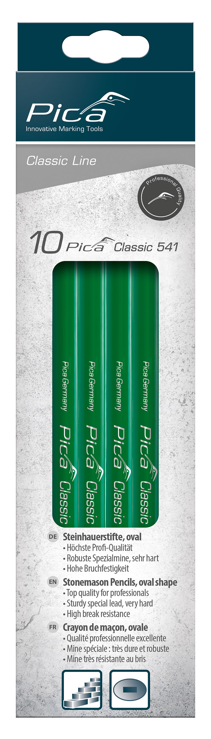 crayon-macon-pica-classic-541-30-cm-en-boite-de-10