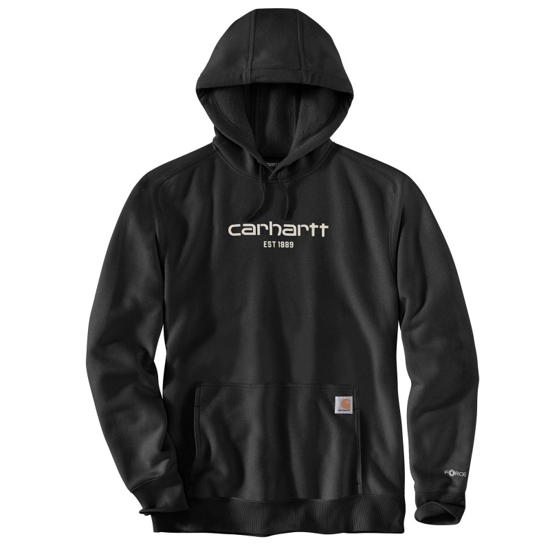 sweatshirt-a-capuche-graphic-carhartt-noir
