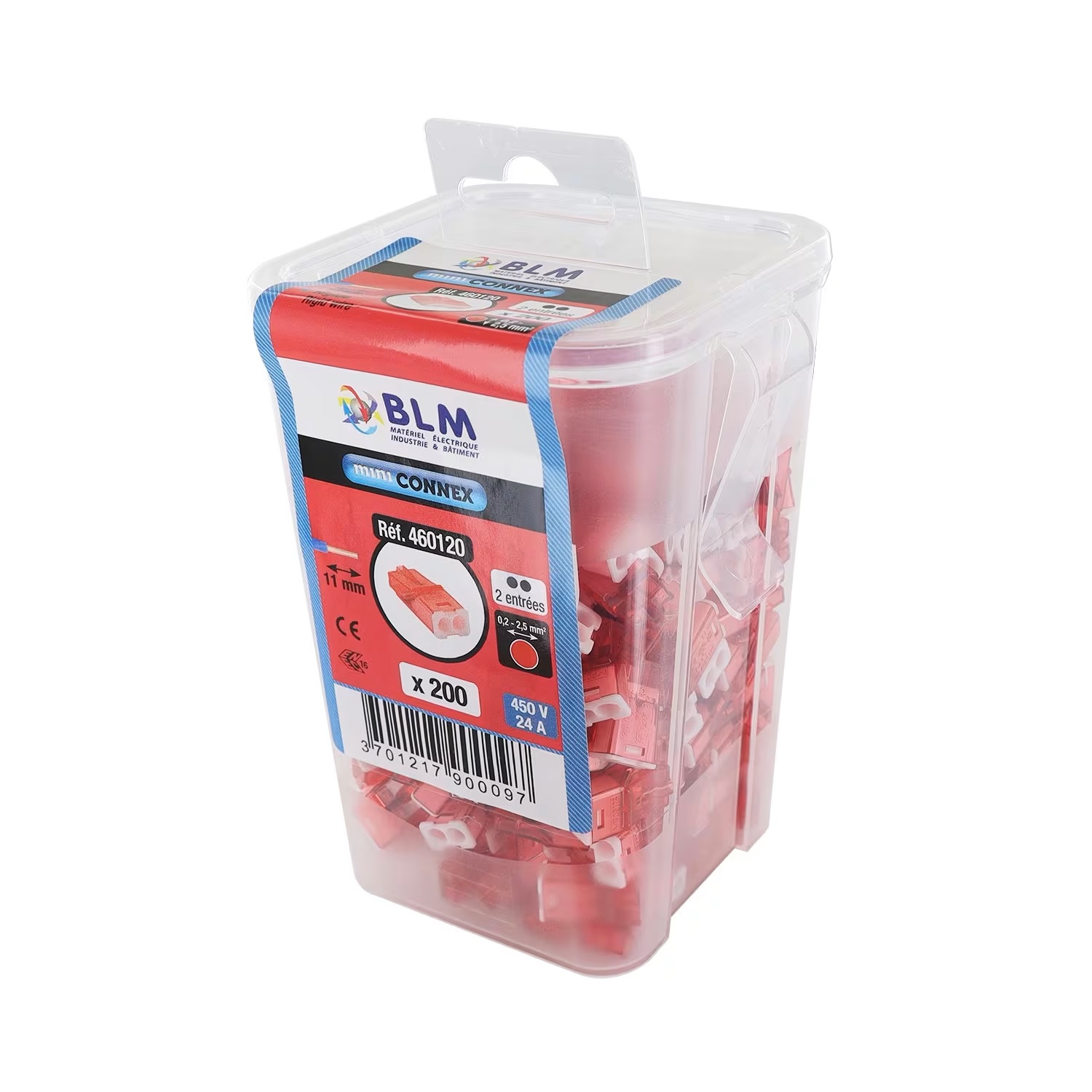 boite-de-200-bornes-mini-connex-2-entrees