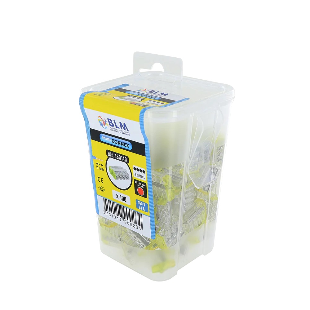 boite-de-100-bornes-mini-connex-4-entrees