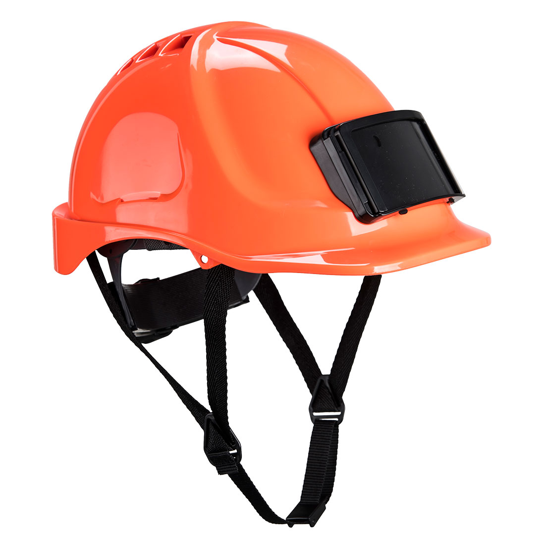 casque-chantier-avec-porte-badge-orange
