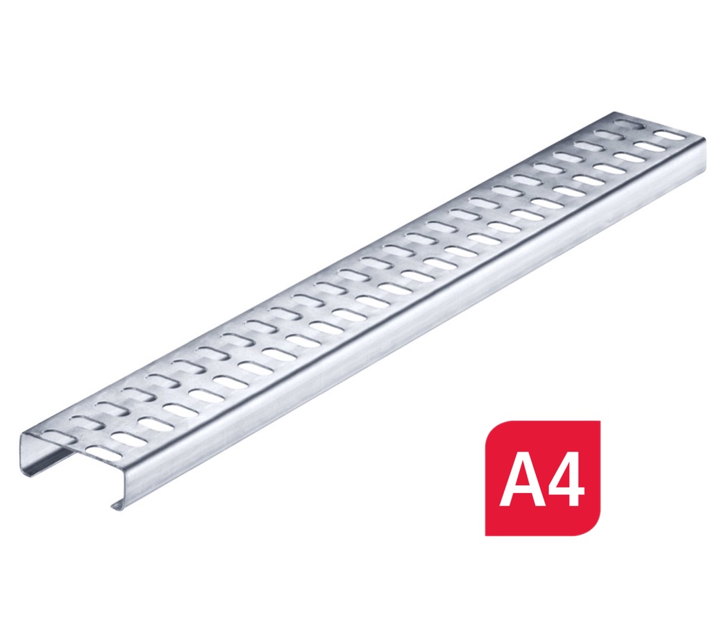 rail telex 50 x 2000 mm inox