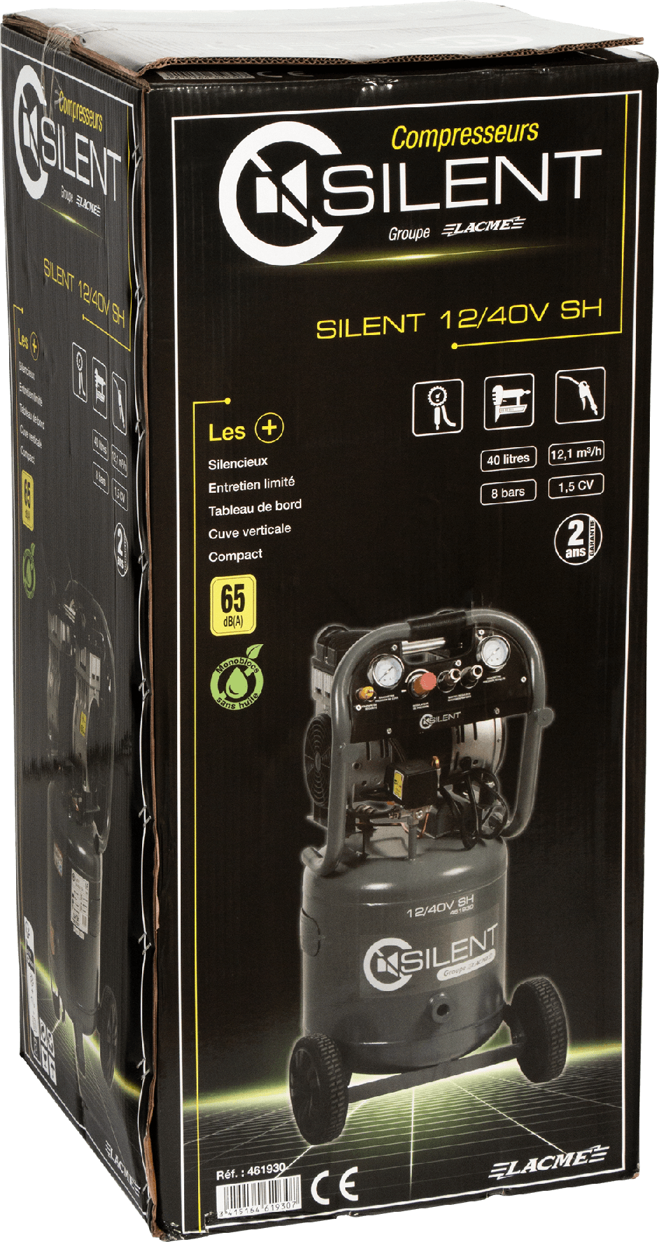 compresseur silent 12 40v sh lacme